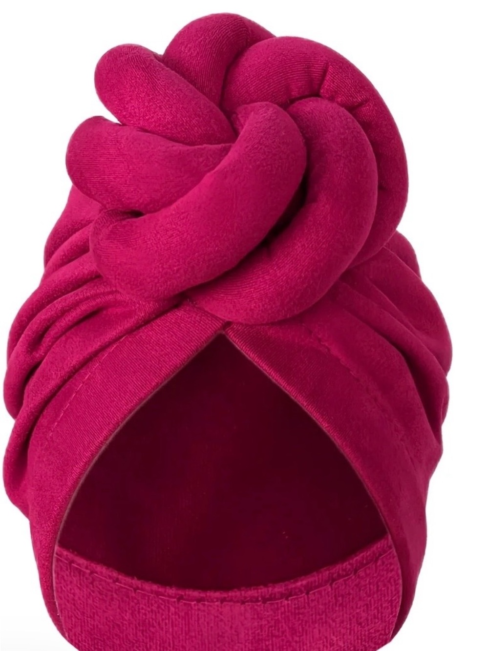 Pink Pre- Knot Turban Beanie - Pink